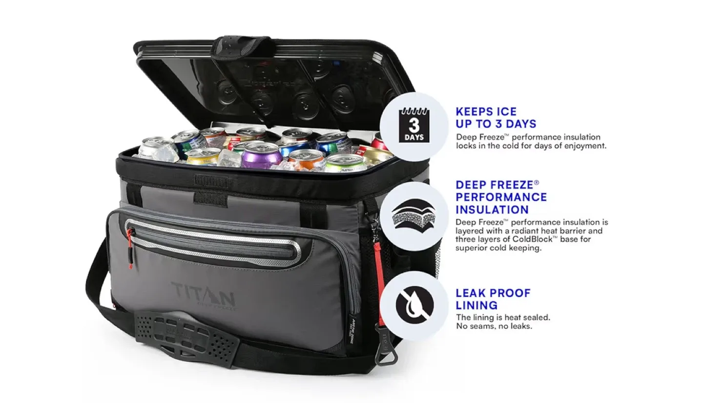 Titan Deep Freeze Zipperless Cooler image indicator(2)