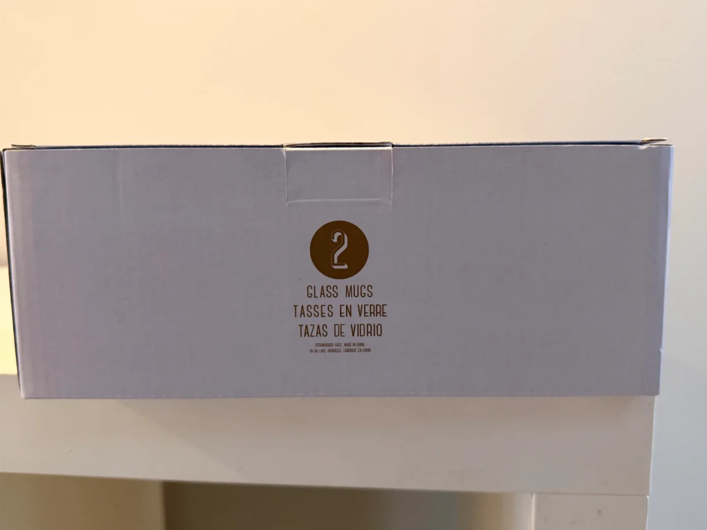 NEW- Glass Mugs - Set of 2 image indicator(4)