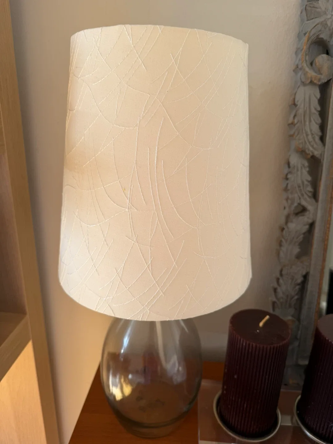Glass Table Lamp with Shade image indicator(2)