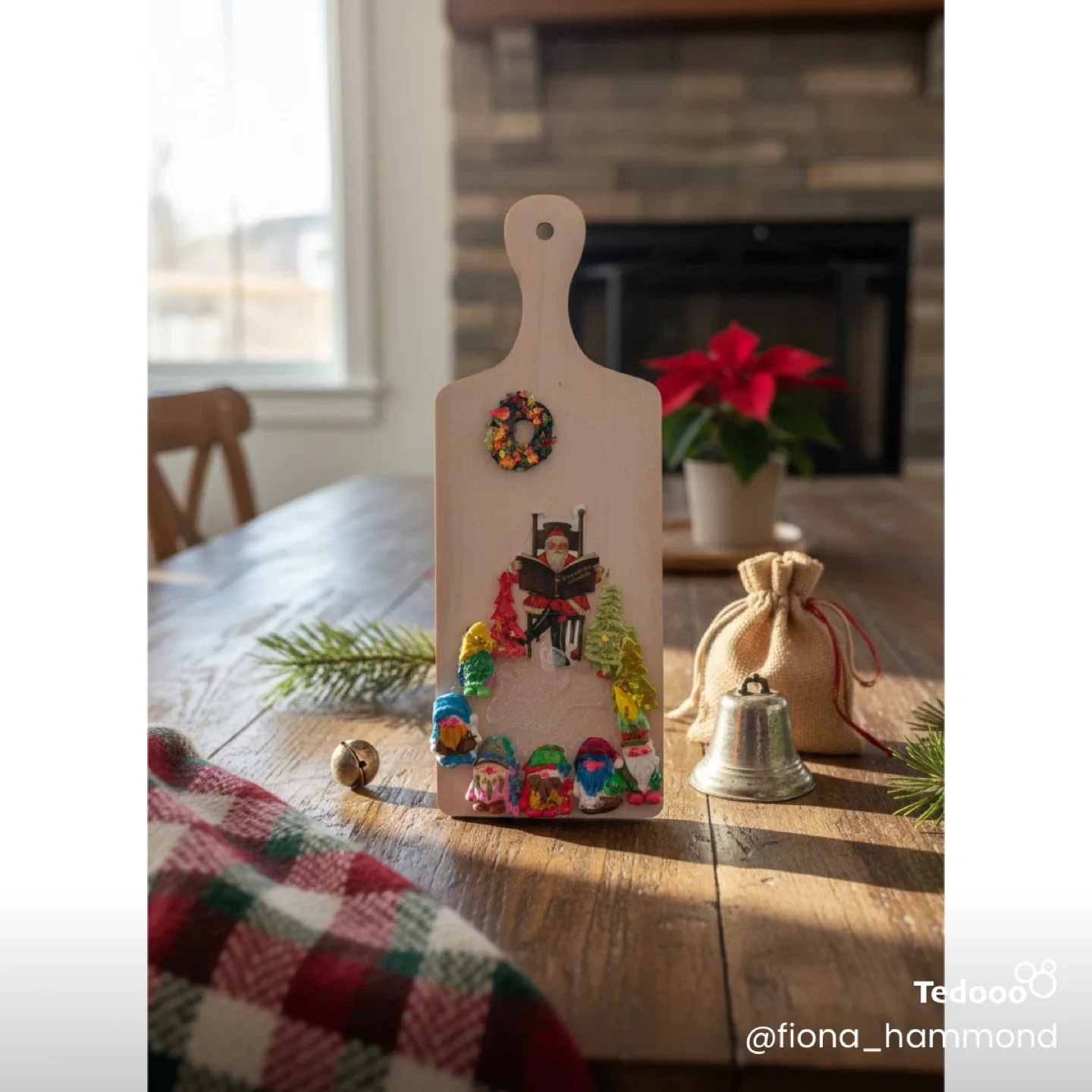 Handmade Christmas Decorative Board