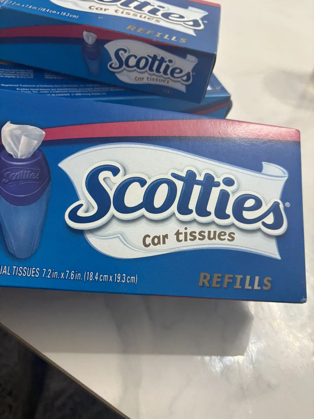 Scotties Car Tissues Refills (4 boxes) image indicator(3)