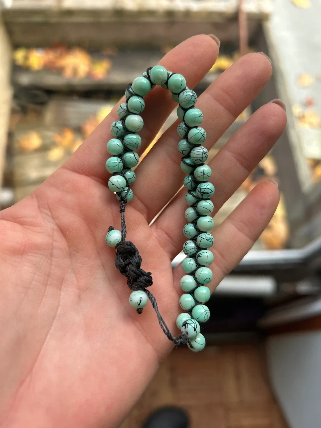 LOT- Assorted Bracelets - Black, Turquoise, Silver image indicator(5)