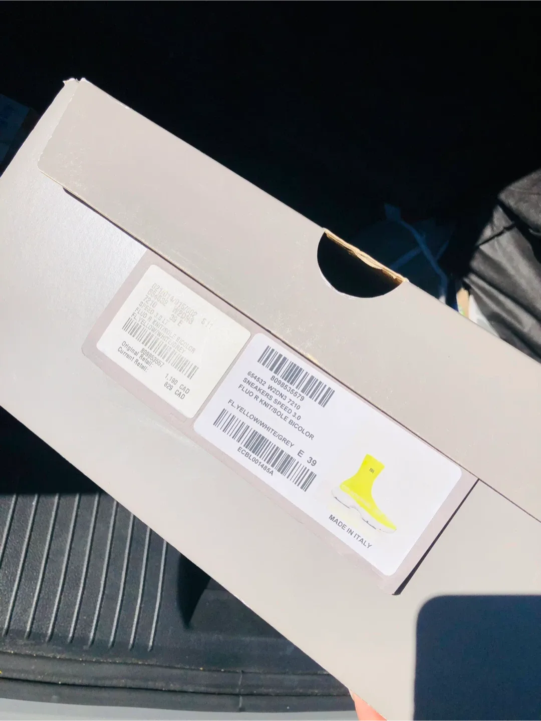 Balenciaga Speed 3.0 Sneakers, Size 38, Yellow image indicator(3)