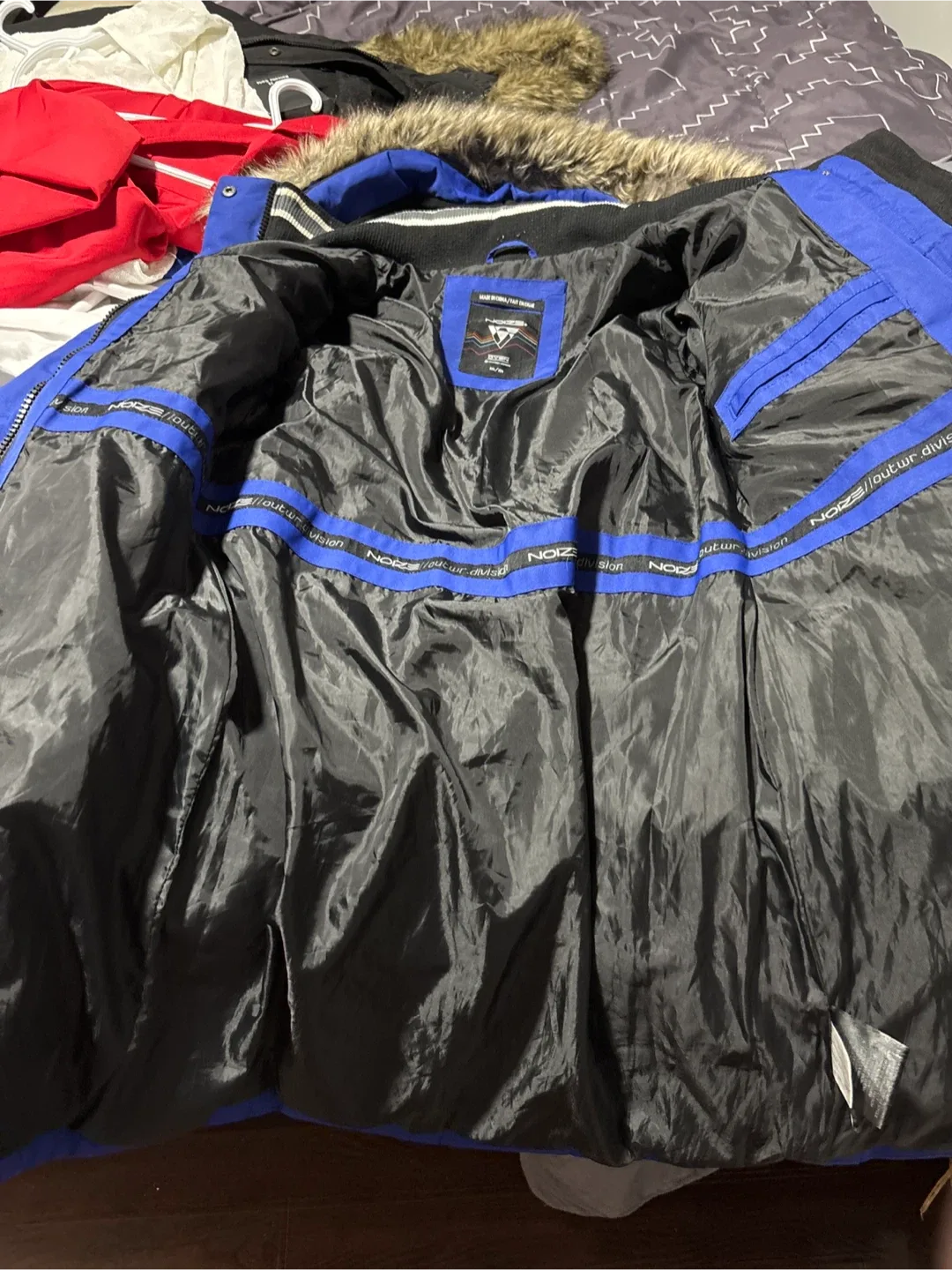 Noize Blue Winter Jacket womens medium SUPER warm jacket image indicator(3)