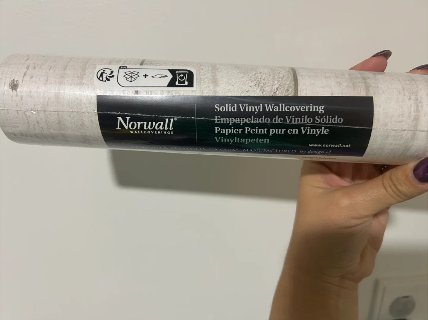 Rustic Sergio Roll Light Gray Wallpaper image indicator(2)