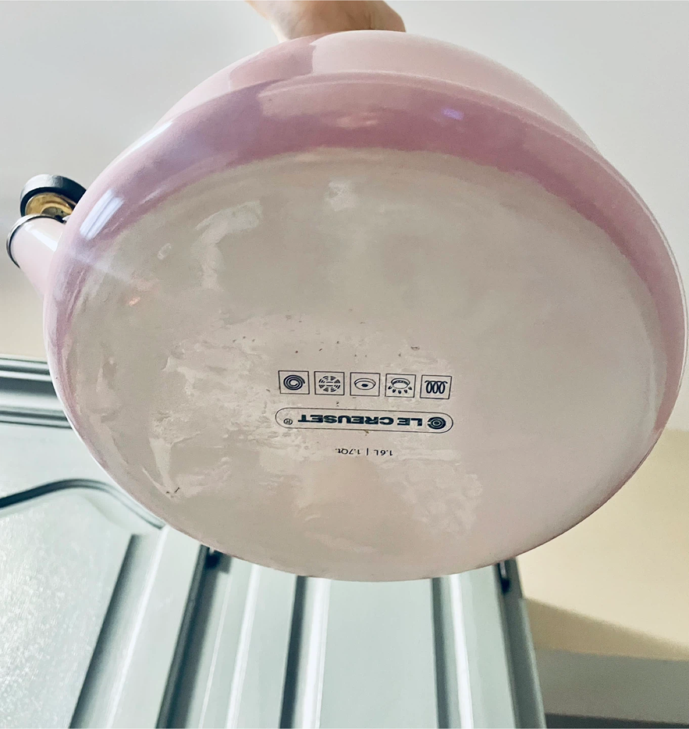 Le Creuset Pink Enamel Kettle - 1.7 qt - photo 5