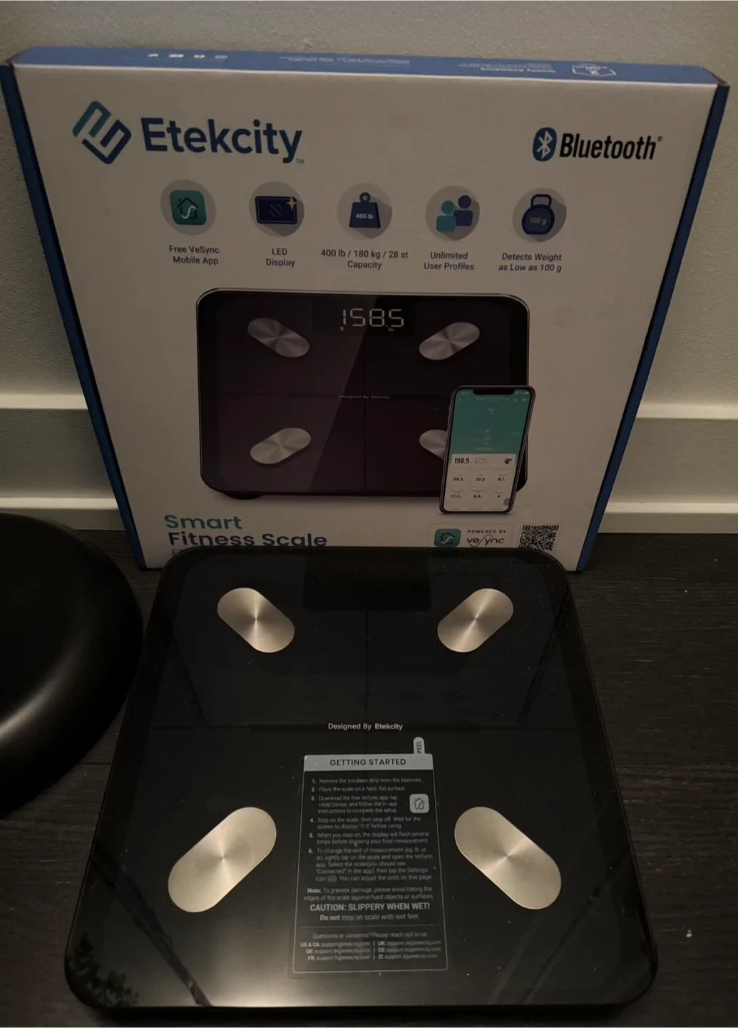 Etekcity Smart Fitness Scale w/ VeSync App
