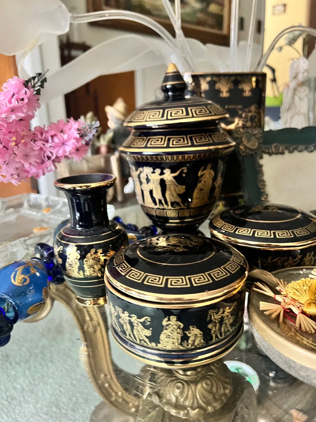 Vintage Greek Style Decorative Jars thumbnail