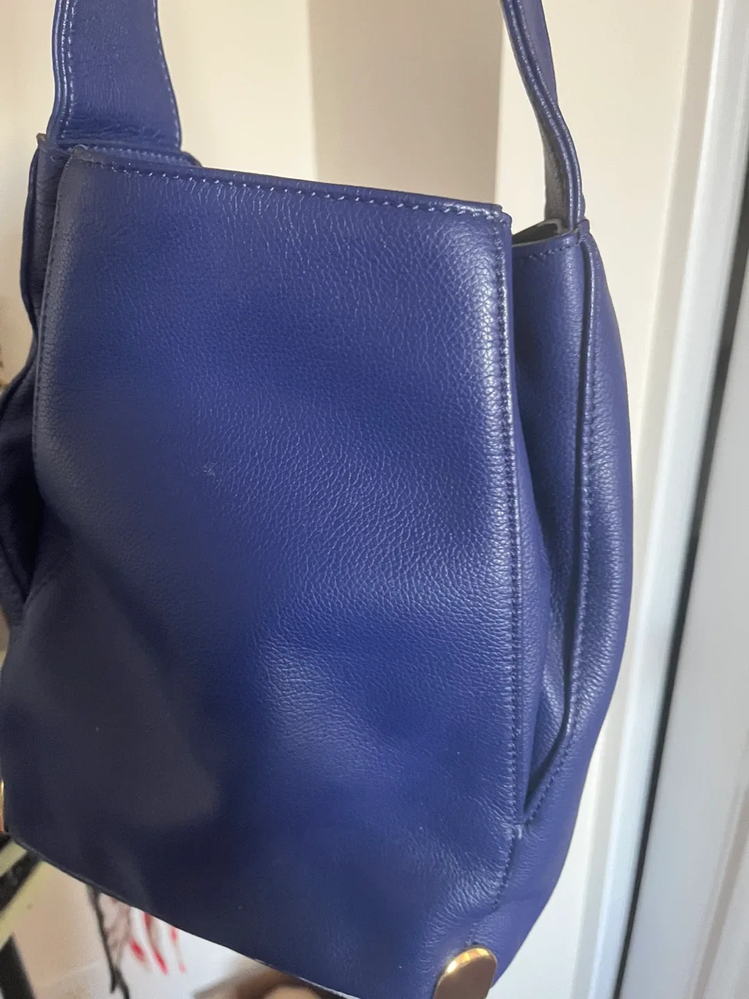 Vince Camuto Blue Leather Handbag image indicator(2)