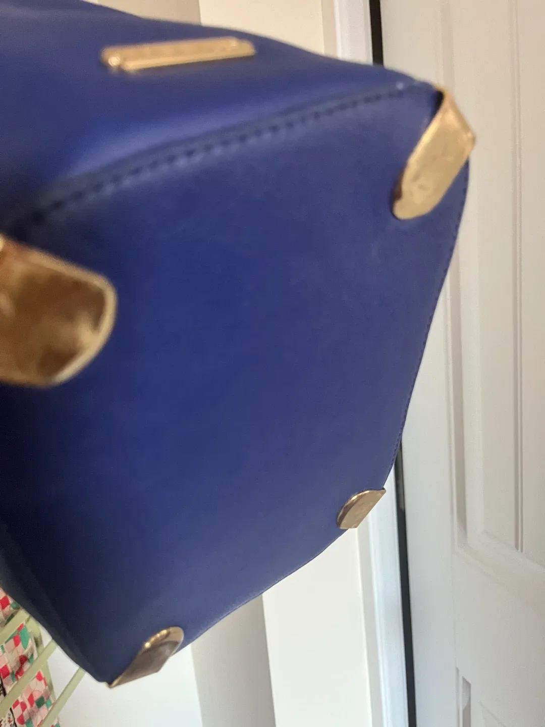 Vince Camuto Blue Leather Handbag image indicator(4)