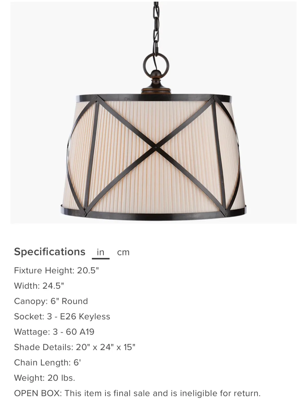 Hanging Drum Light Chandelier image indicator(8)