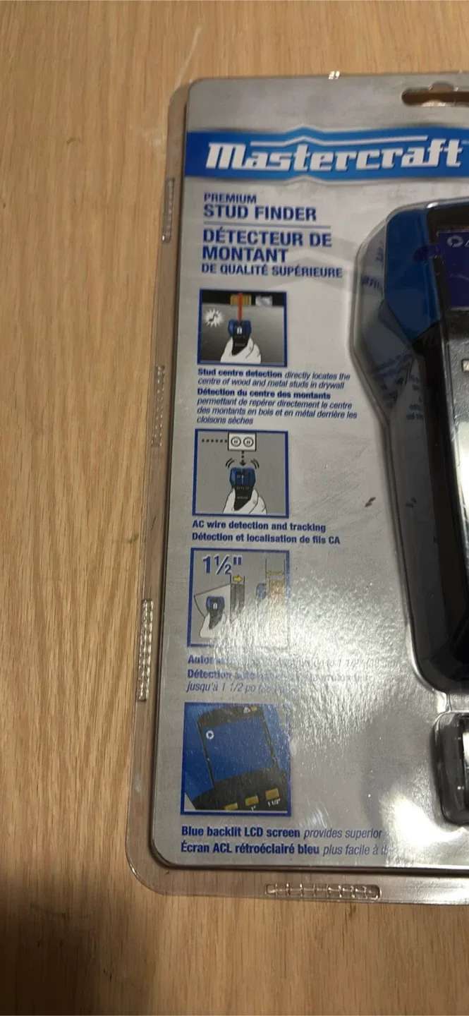 Mastercraft Premium Stud Finder - New in Package image indicator(3)