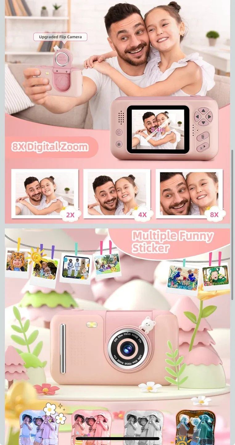 Kids Digital Camera - Pink image indicator(2)