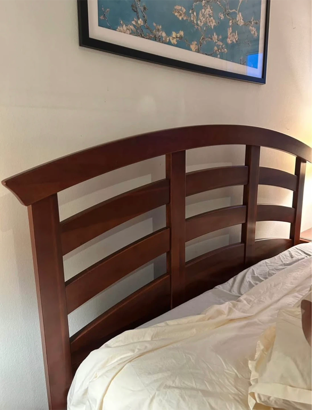 Hardwood Bedroom Set with Cherry Finish - photo 4