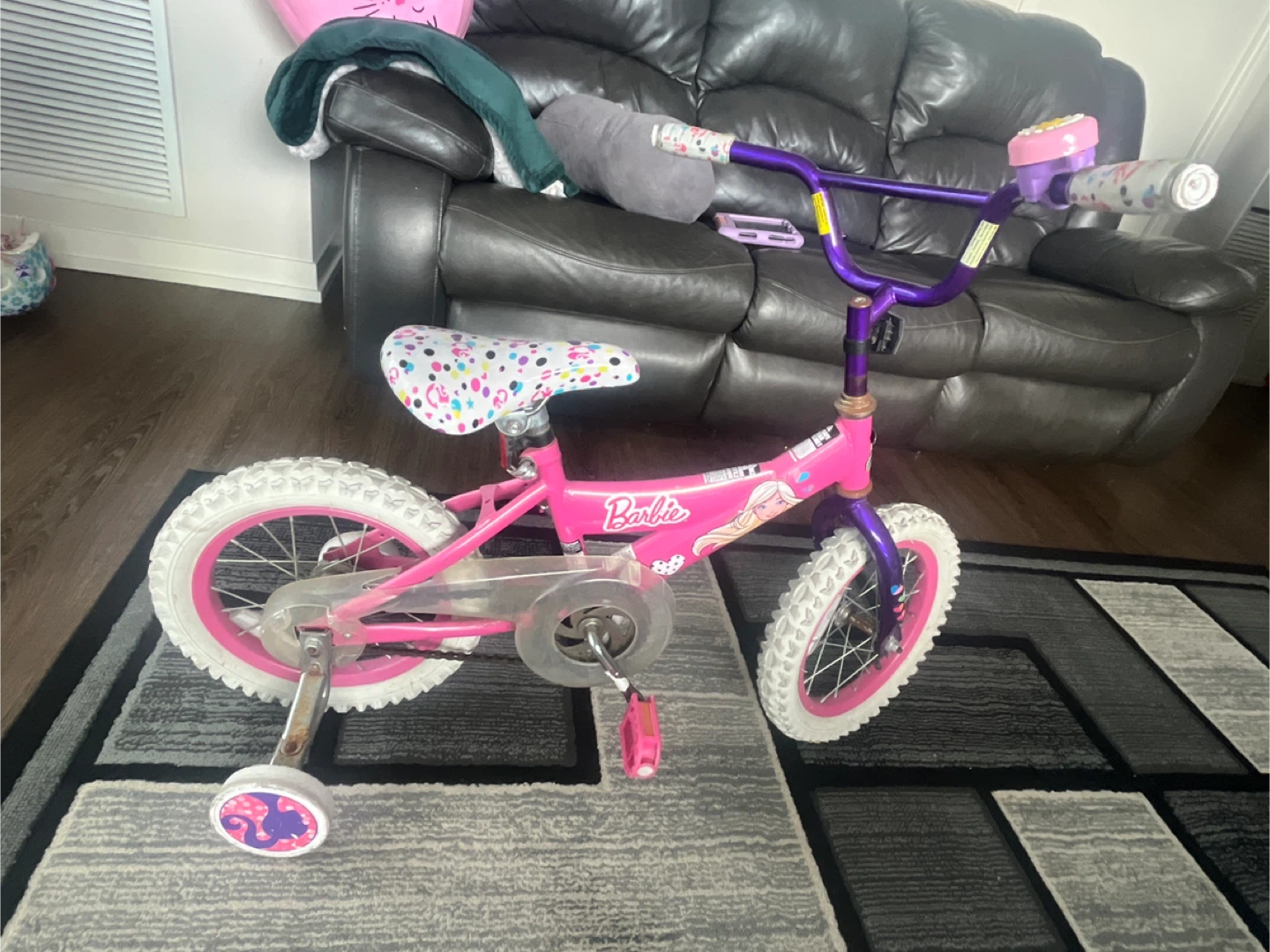 Barbie Kids' Bike - Pink & Purple - photo 2