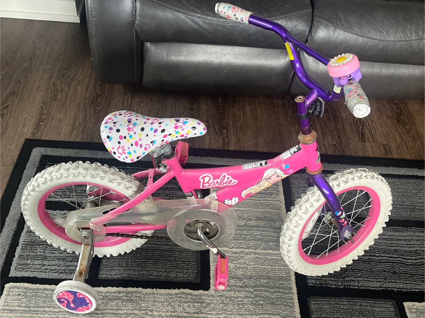 Barbie Kids' Bike - Pink & Purple