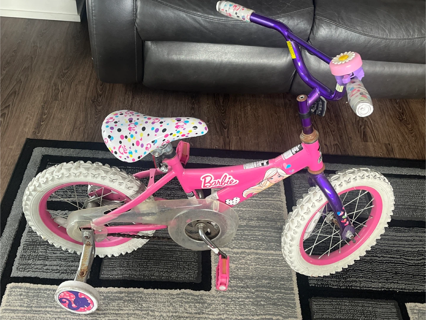 Barbie Kids' Bike - Pink & Purple - photo 3