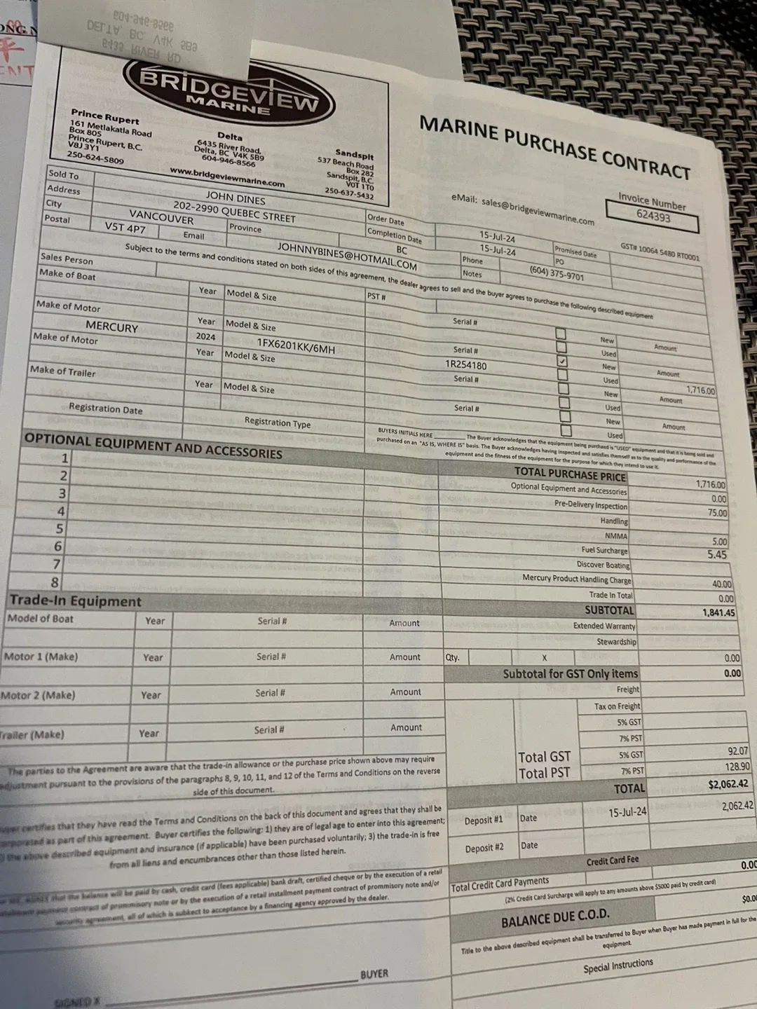 Mercury 6 FourStroke Outboard Motor - Like New! image indicator(5)