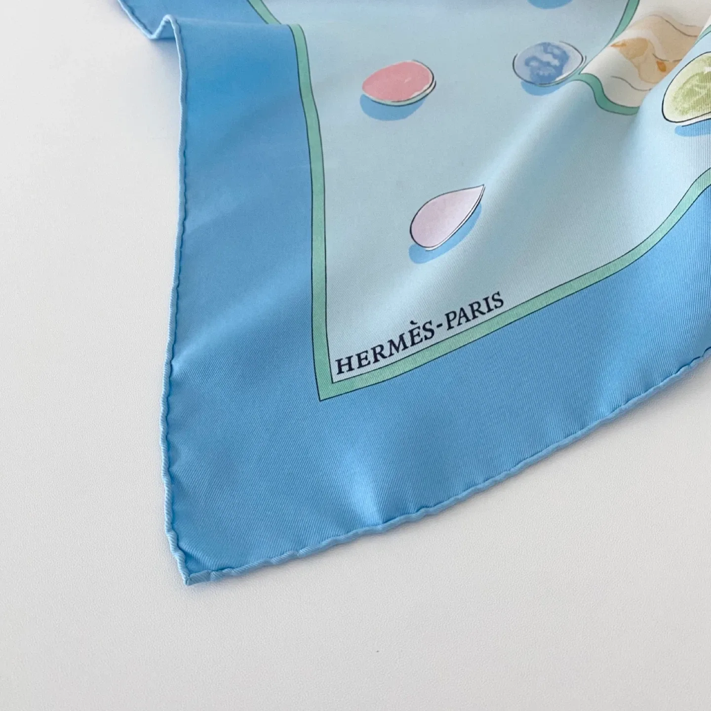Authentic Hermès Silk Scarf  "Le Jeu des Petits Bonheurs" image indicator(2)
