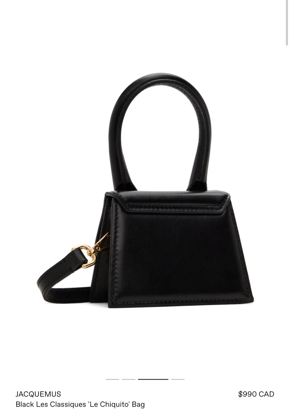 Jacquemus Le Chiquito Mini Black Bag image indicator(7)