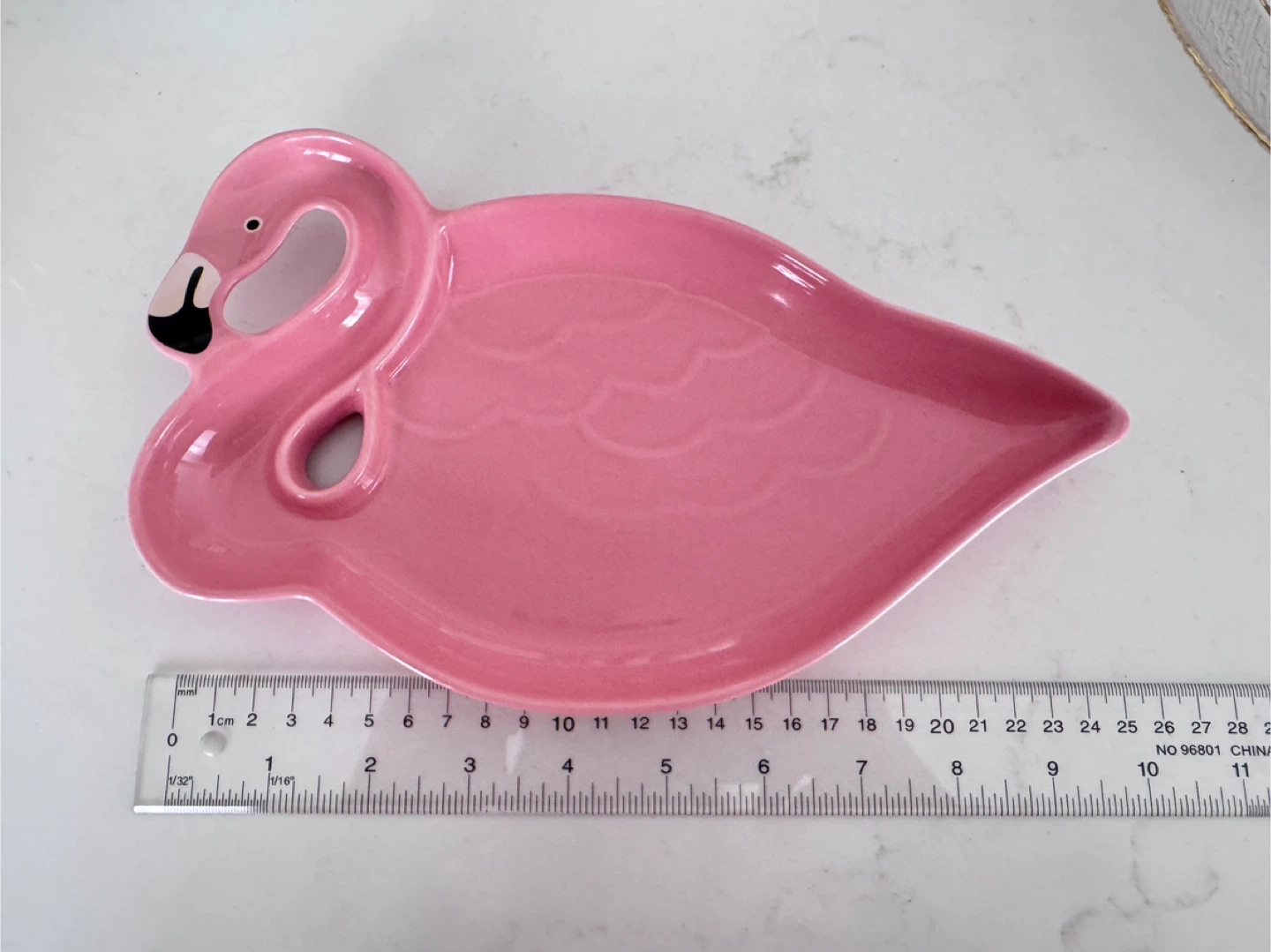 Pink Flamingo Shaped Serving Tray - photo 3