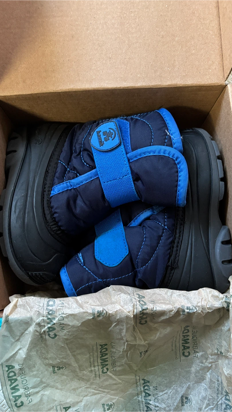Kamik Snowbug 3 Toddler Boots Size 7 - Navy