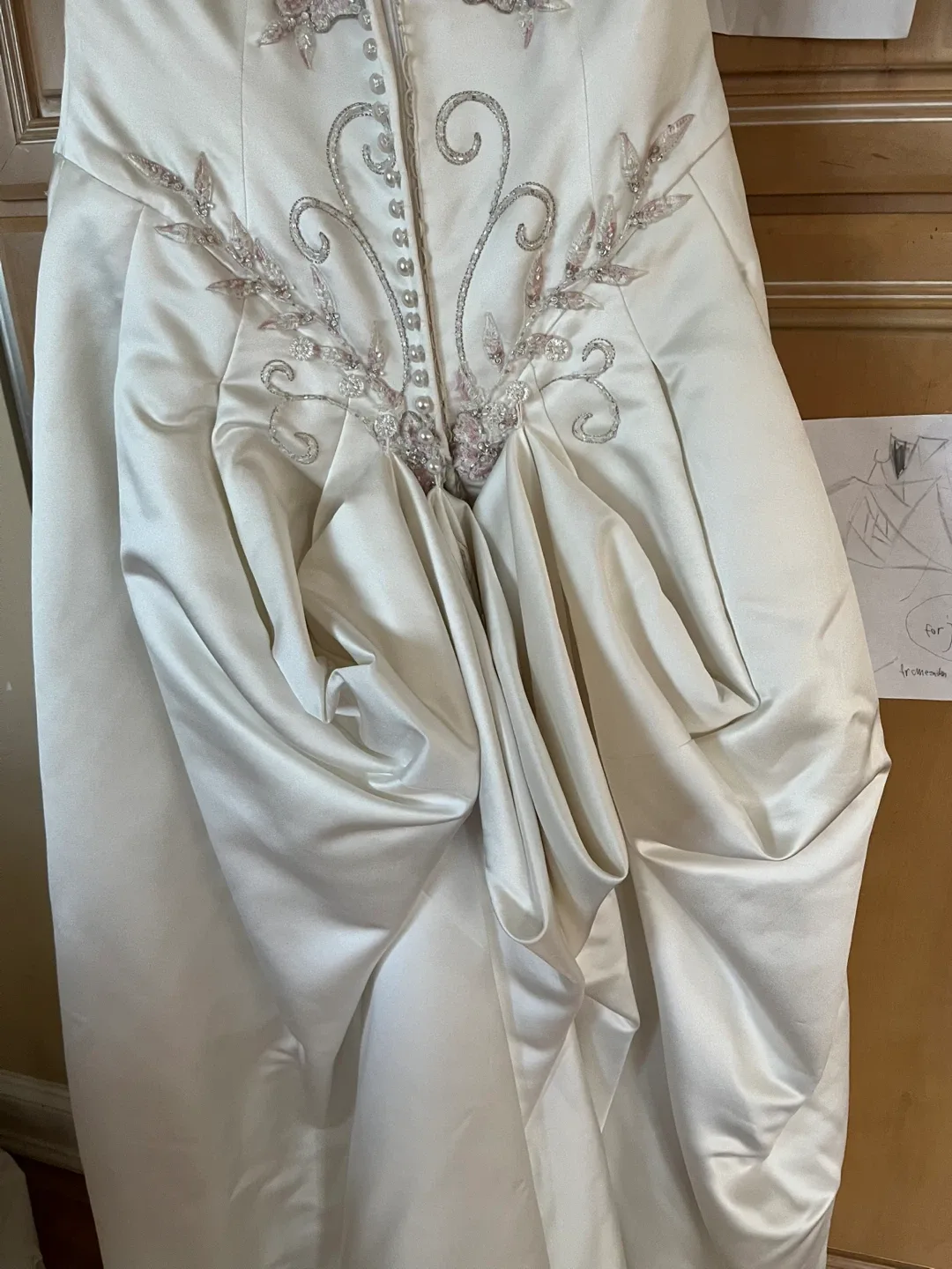 Wedding Dress with Floral Embroidery image indicator(4)