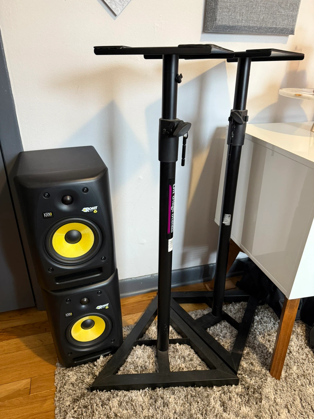 KRK Rokit 6 RPG2 Powered Studio Monitor Speakers with stands - photo 4