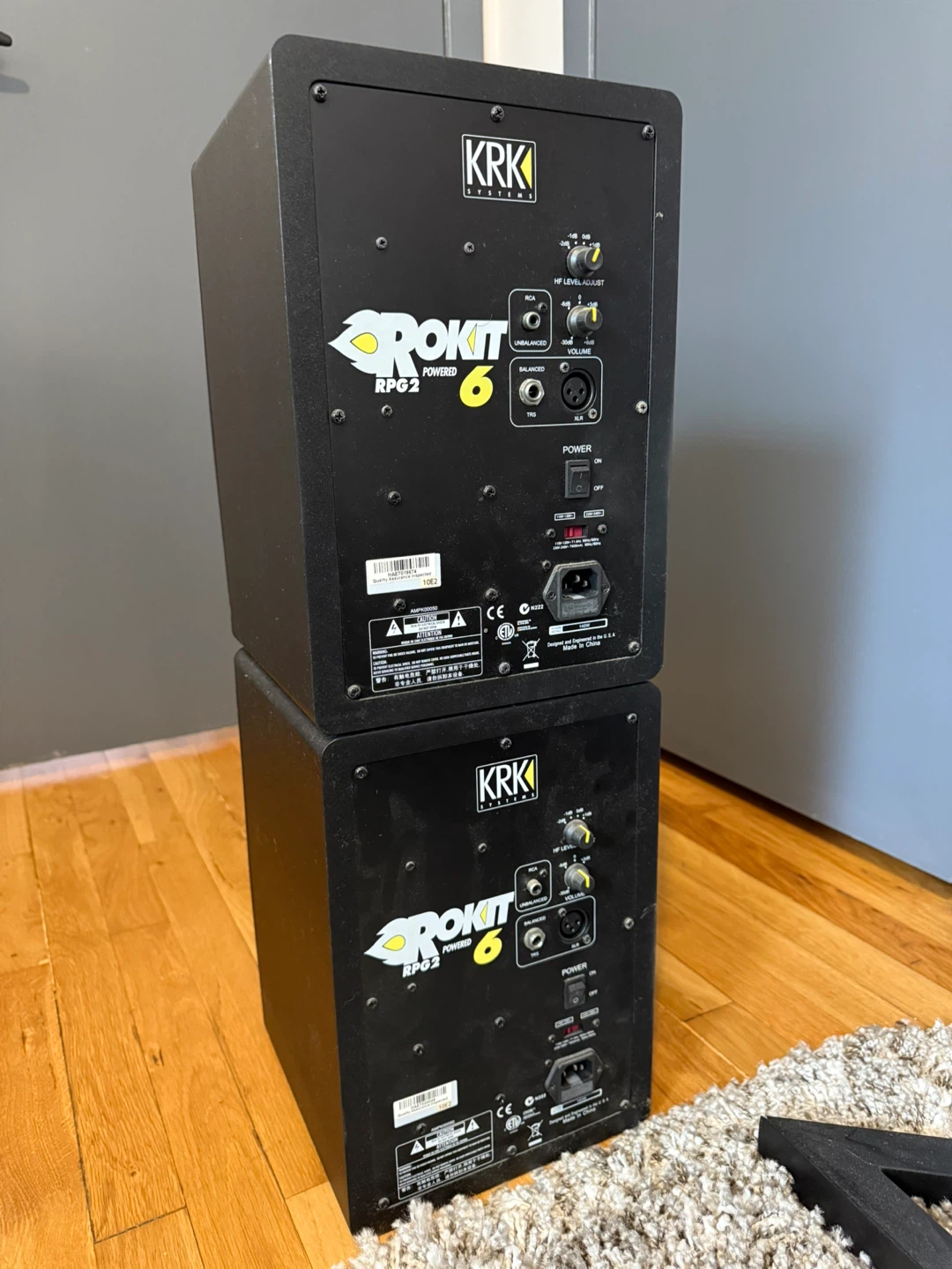 KRK Rokit 6 RPG2 Powered Studio Monitor Speakers with stands - photo 2