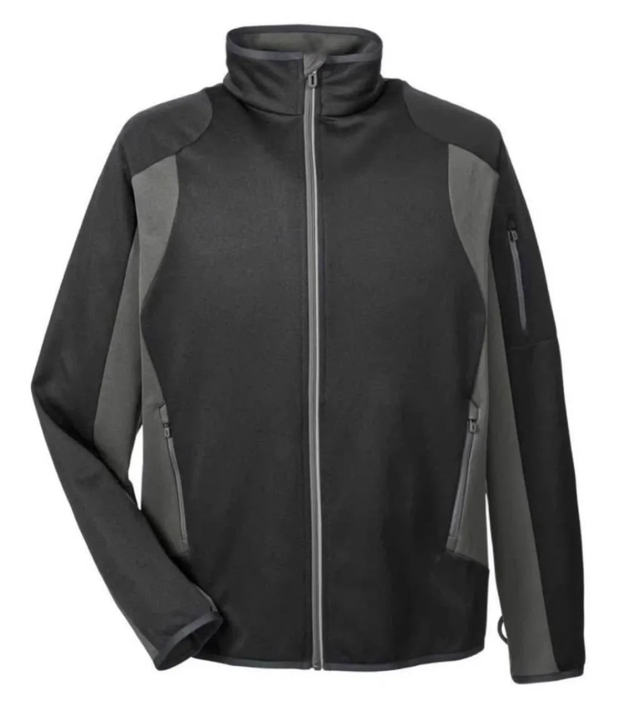 North End Full Zip Jacket, Black/Grey