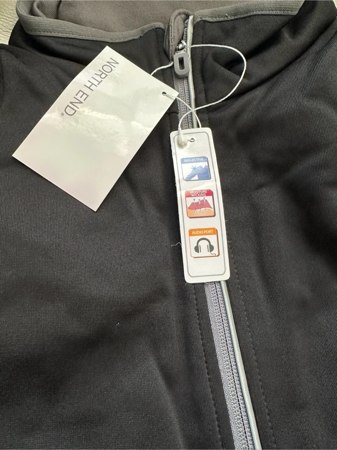 North End Full Zip Jacket, Black/Grey image indicator(3)