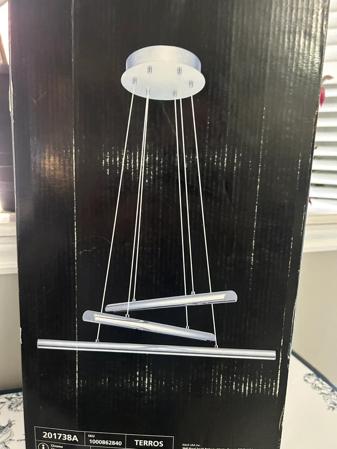 $95 Off! – EGLO DNA Linear LED Pendant – Never Installed – $125 image indicator(2)