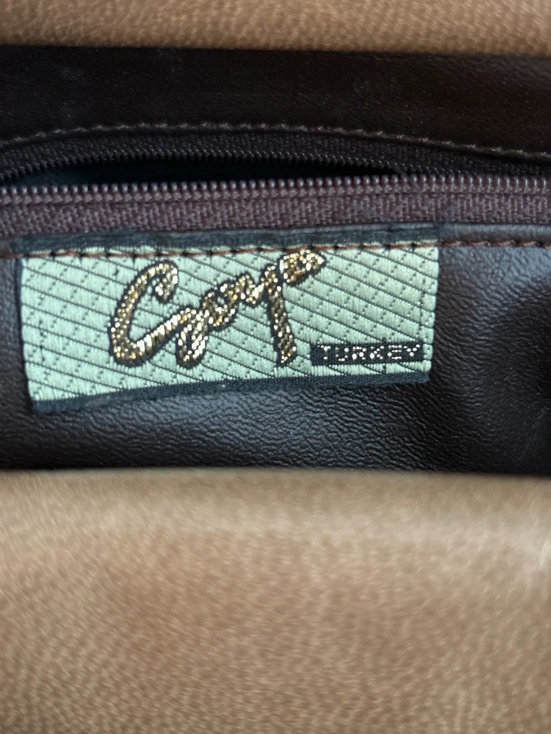 Vintage Goya Brown Leather Shoulder Handbag image indicator(8)