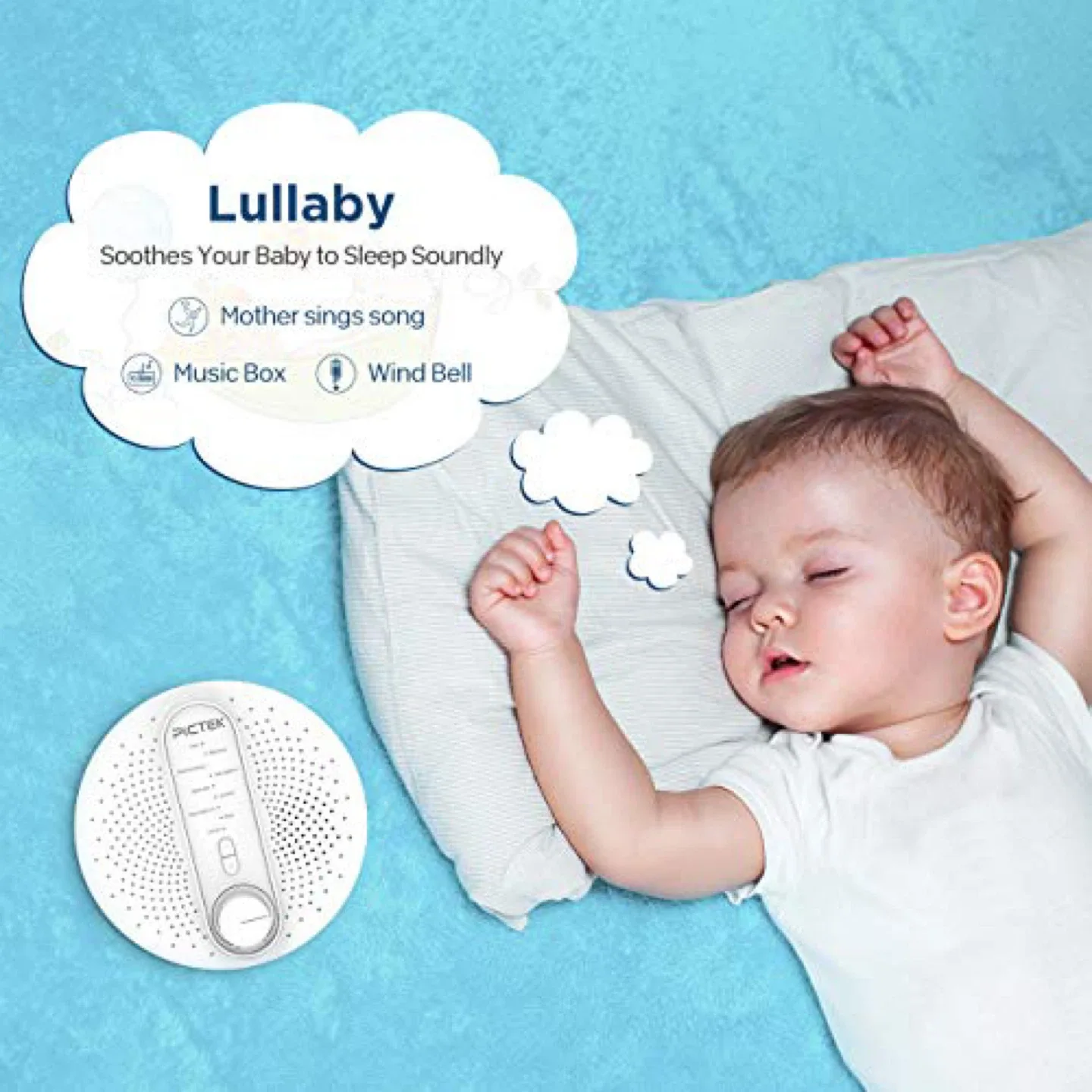 NEVER USED Pictek White Noise Machine - Sleep Soundly image indicator(3)