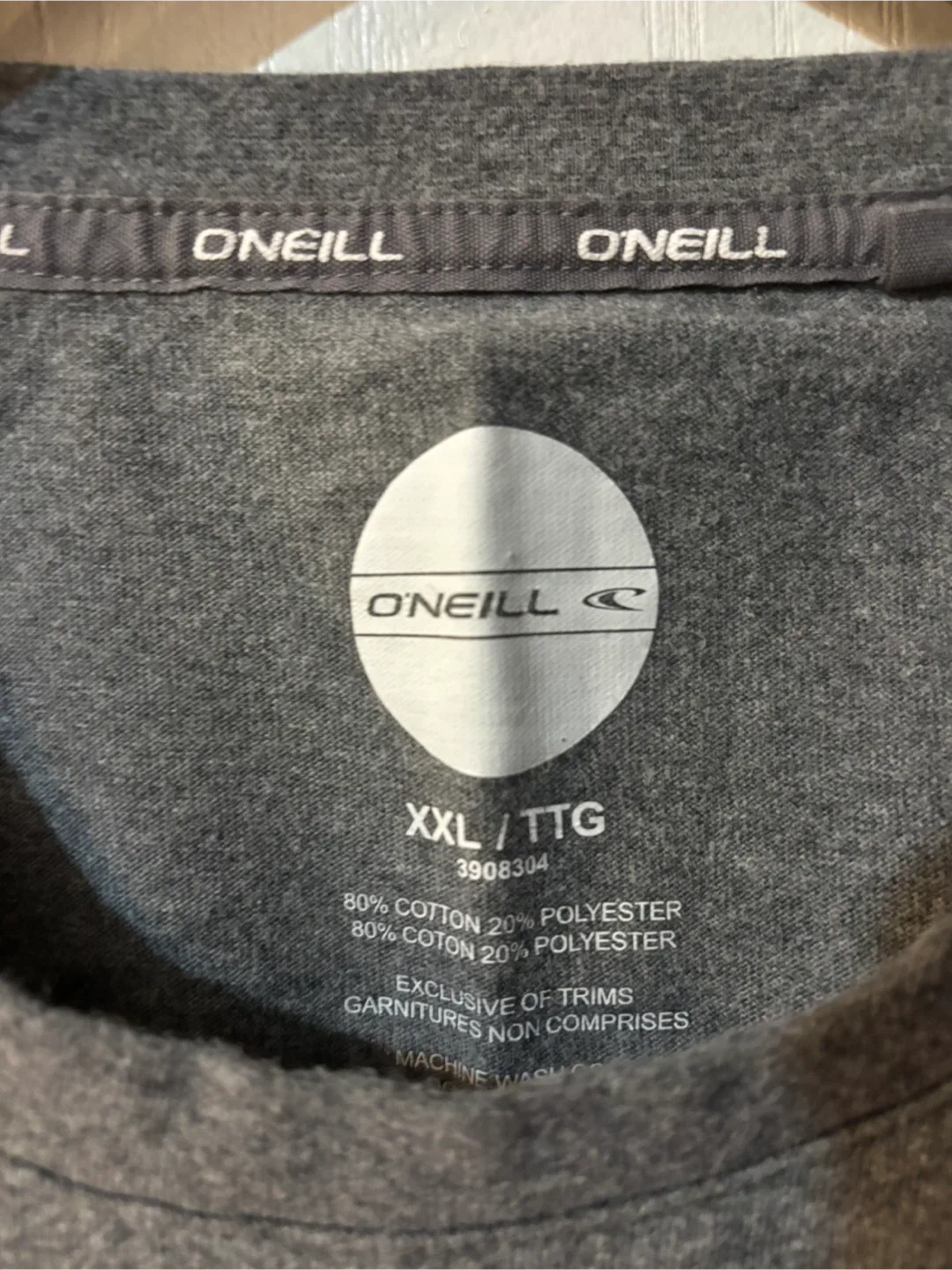 O'Neill XXL Grey T-Shirt image indicator(2)