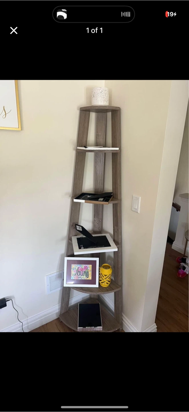 Corner Shelf - 5 Tier