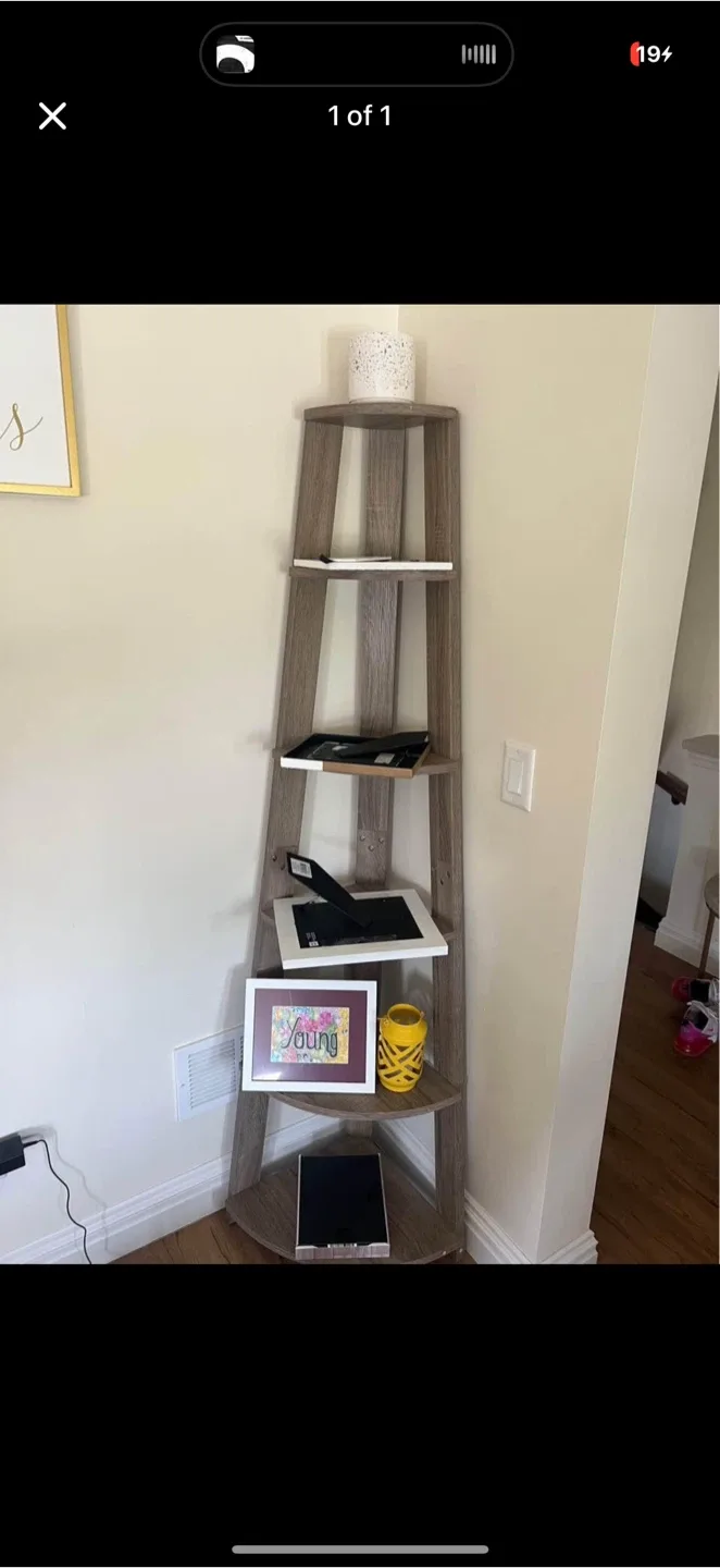 Corner Shelf - 5 Tier