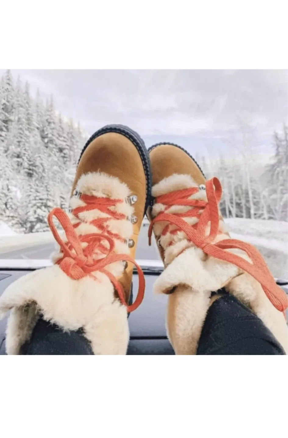 J Crew Women's Explorer Sheepskin Boots image indicator(3)