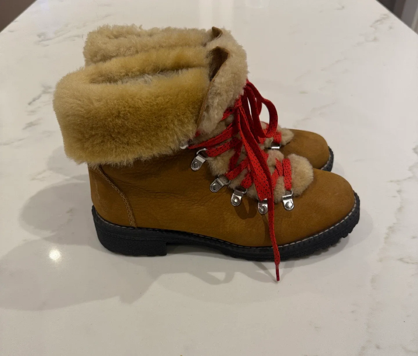 J Crew Women's Explorer Sheepskin Boots image indicator(4)