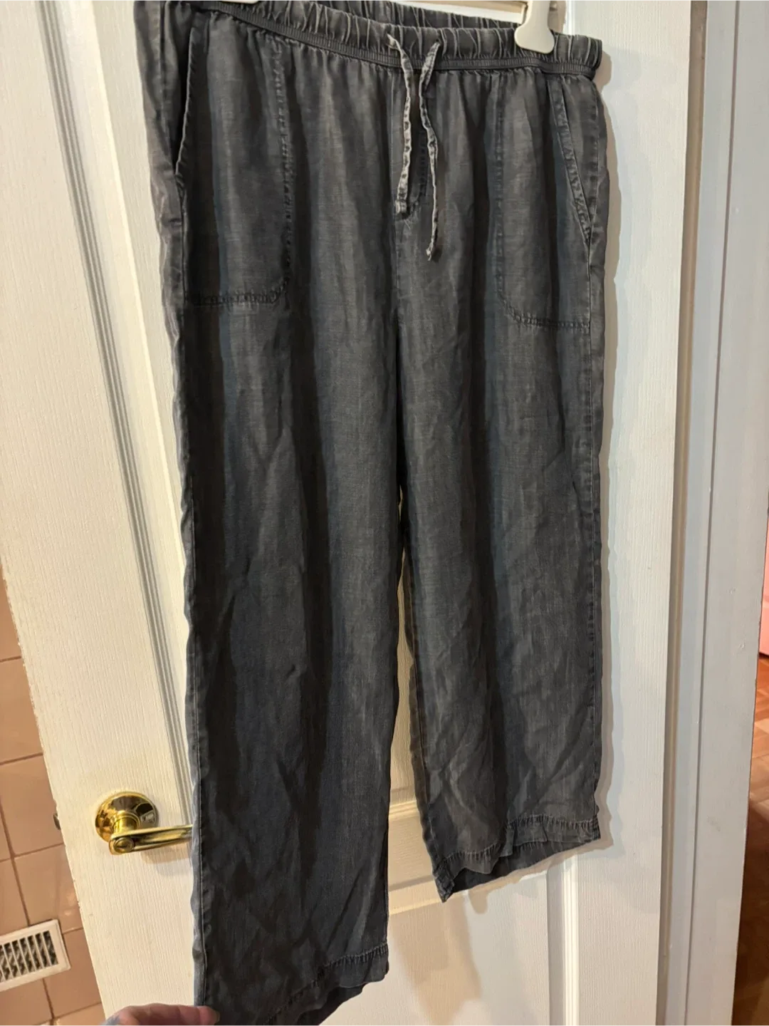 Splendid XL Grey Linen Blend Pants - New thumbnail