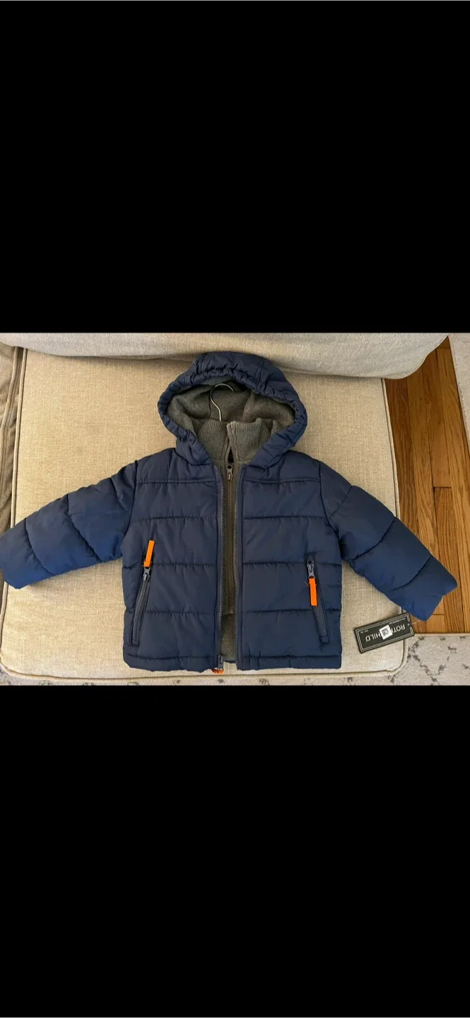 Rothschild Blue Puffer Jacket Size 24M.