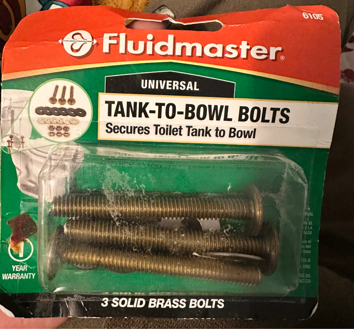 Fluidmaster Tank-to-Bowl Bolts