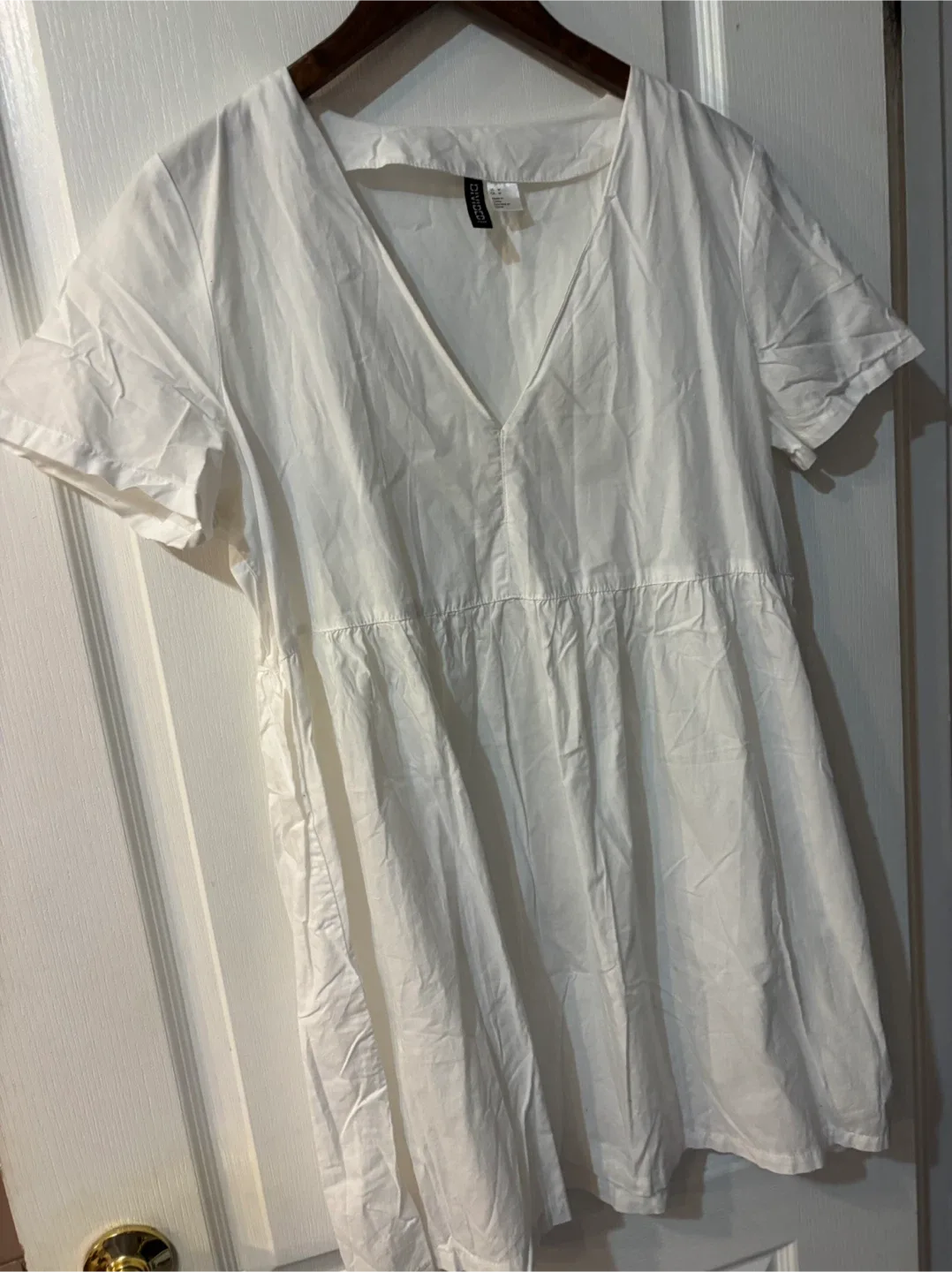 H&M Divided White Dress - Size M thumbnail