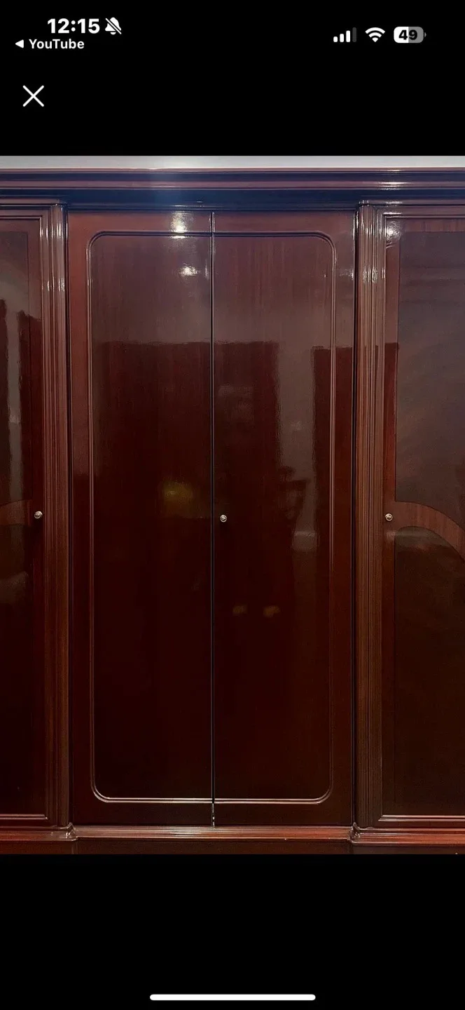 Wooden Wardrobe - Dark Brown