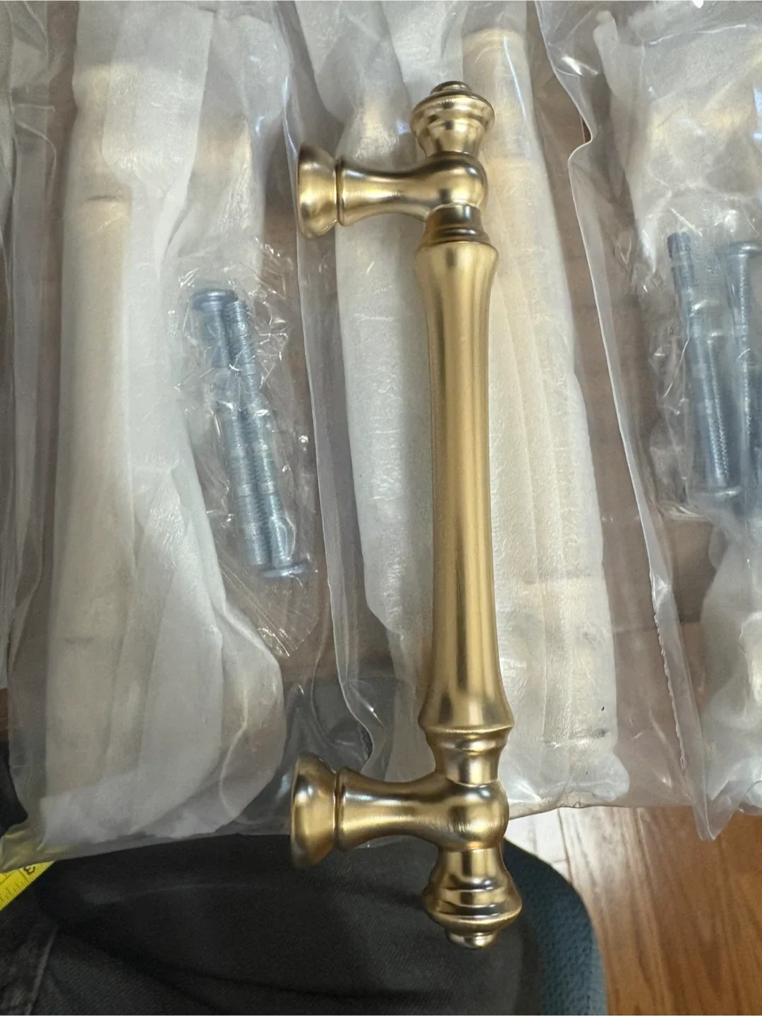 4” Gold Cabinet handle - New in Box (10) image indicator(2)