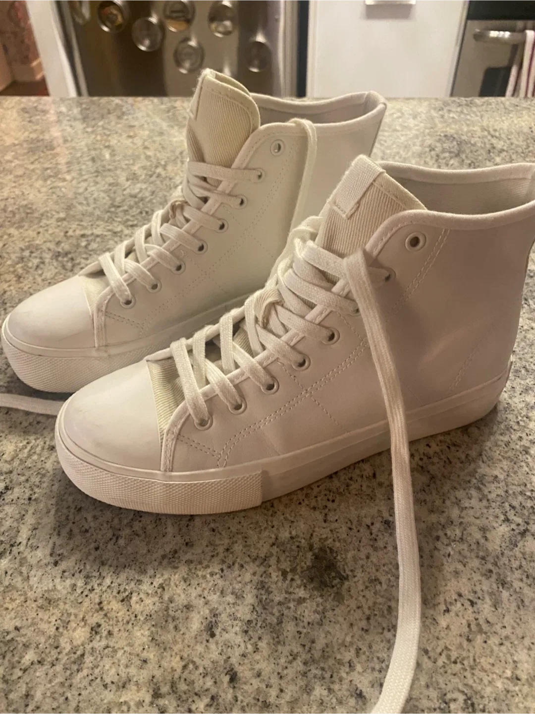 White High Top Sneakers