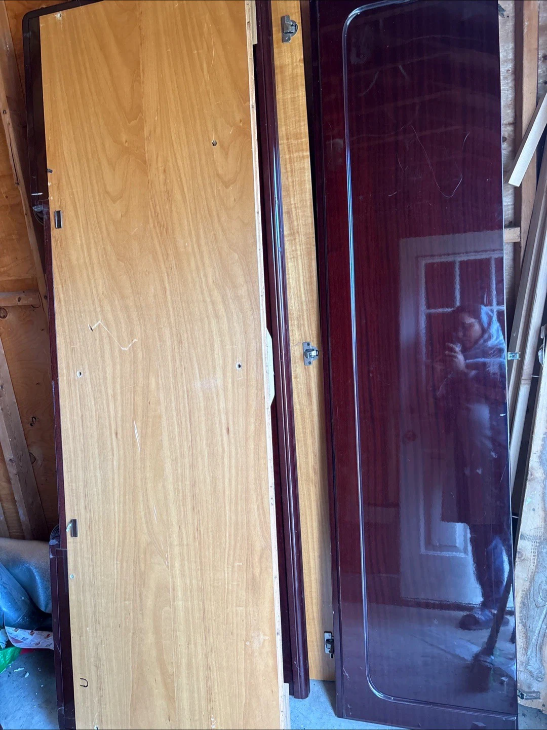 Wooden Wardrobe - Dark Brown - photo 2
