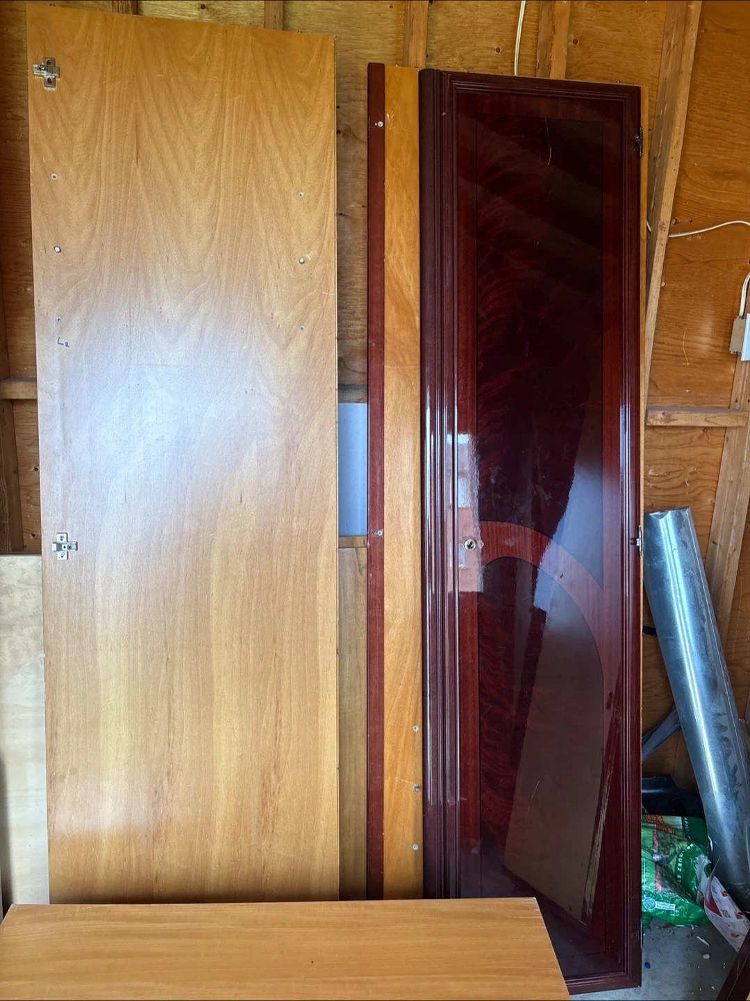 Wooden Wardrobe - Dark Brown - photo 3