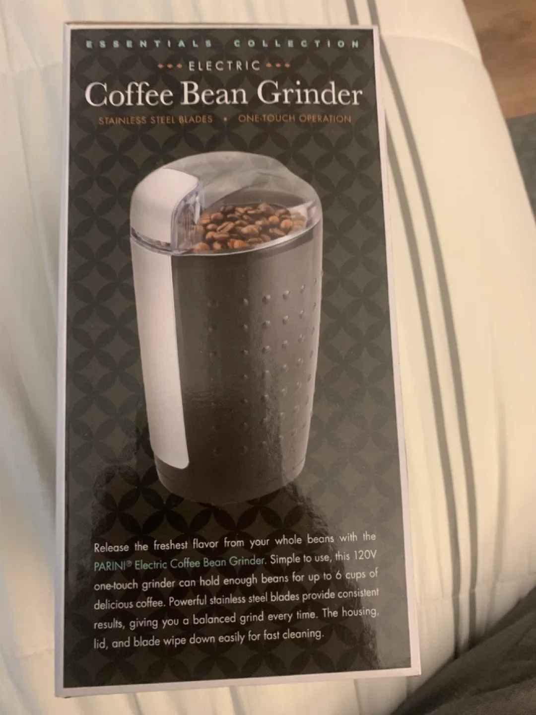 Parini Electric Coffee Bean Grinder - New in Box! image indicator(3)