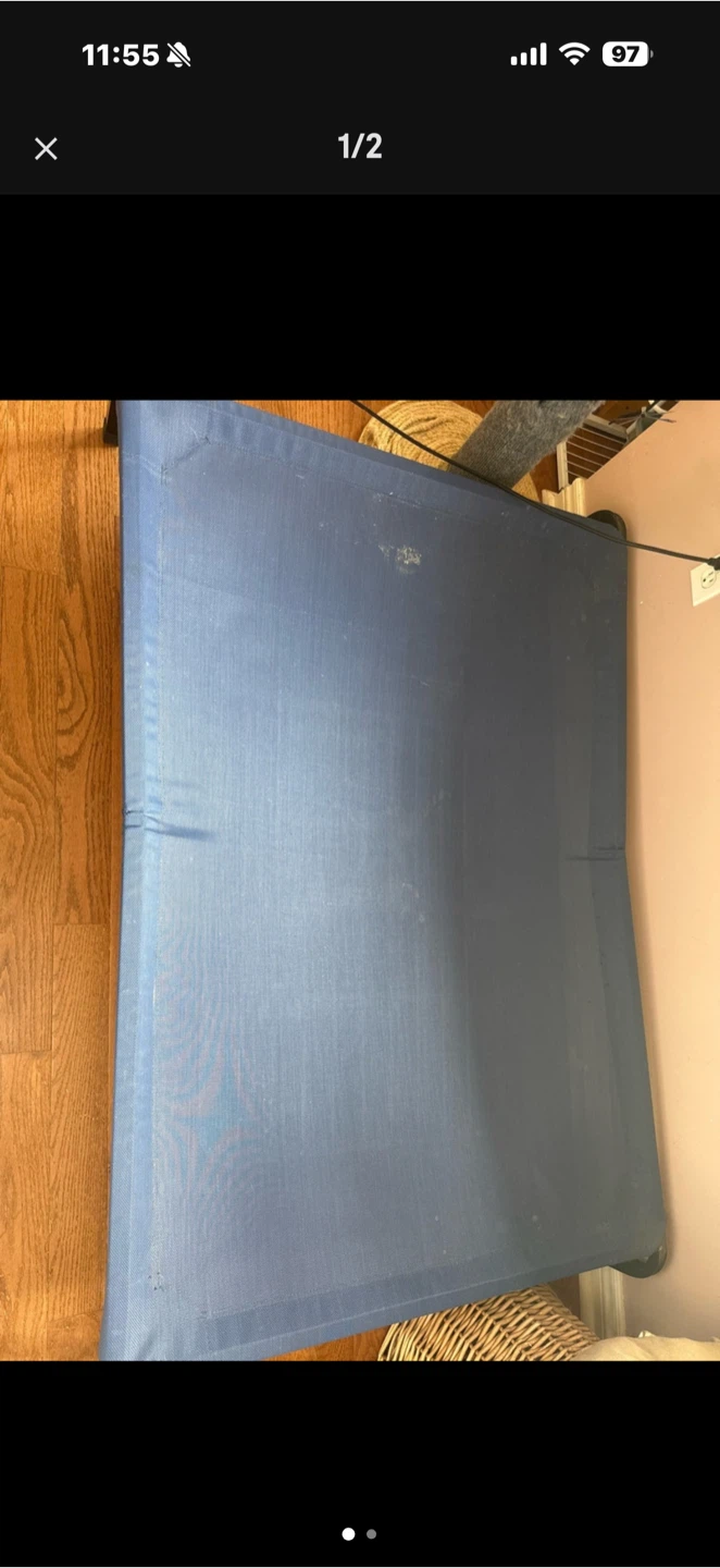 Elevated Dog Bed - Blue - photo 2